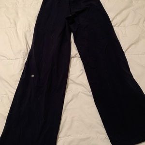 Navy Wide Leg Lululemon Pants
